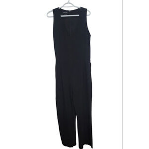Massimo Dutti Women Jumpsuits Sleeveless Black Size US 10